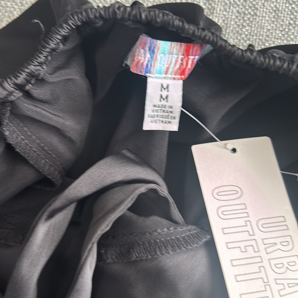 Urban Outfitters Black UO Helena Satin Corset  Slip Mini Dress Size M - Picture 13 of 16